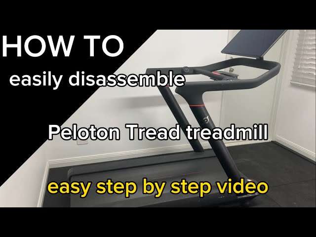 How To Move A Peloton Treadmill